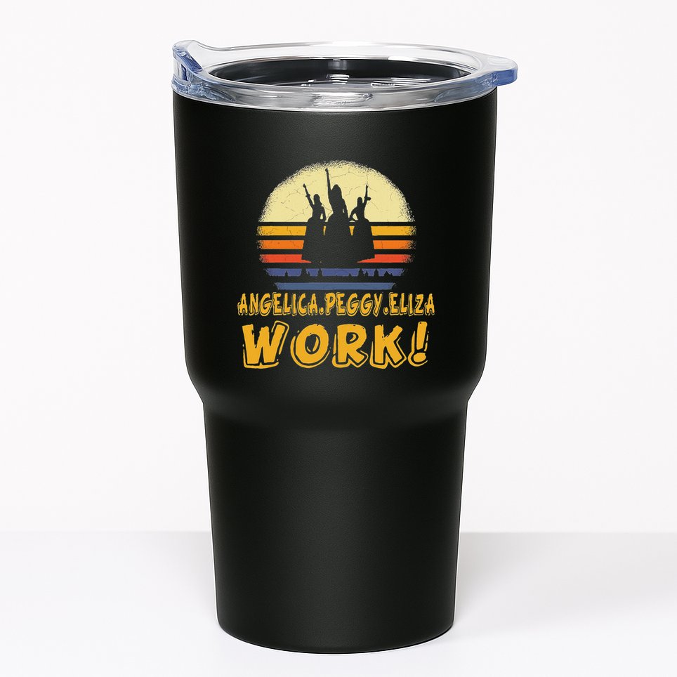 Vintage Angelica Eliza And Peggy Work Retro Style Tumbler