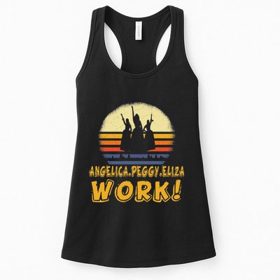 Vintage Angelica Eliza And Peggy Work Retro Style Womens Tank Top