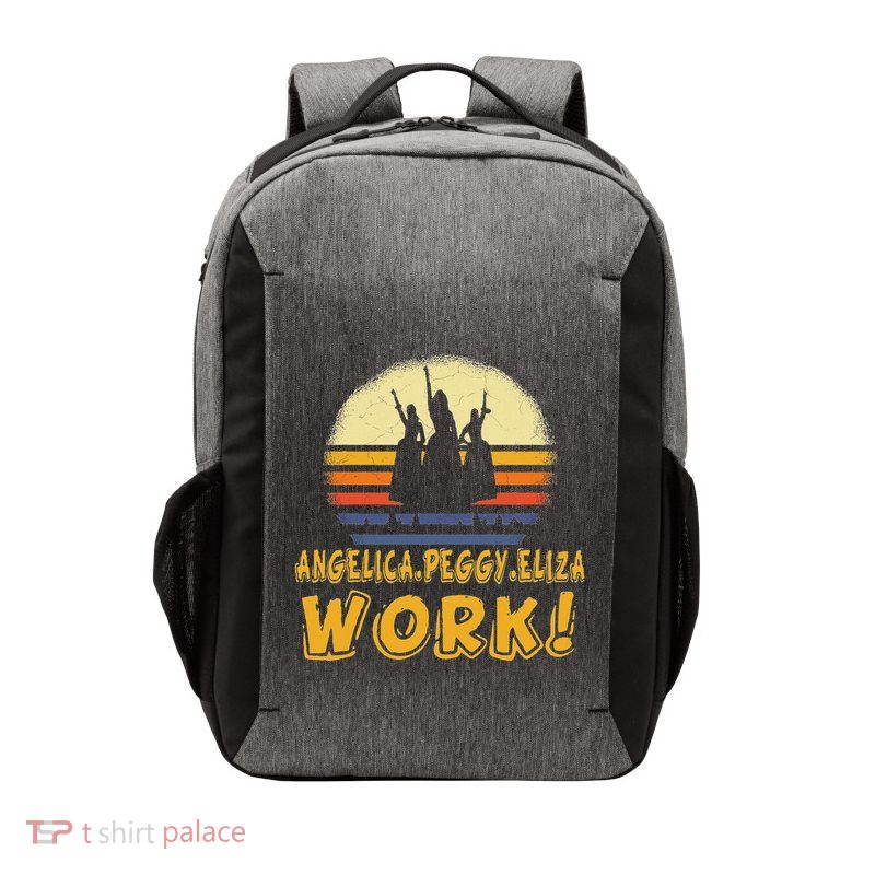 Vintage Angelica Eliza And Peggy Work Retro Style Vector Backpack