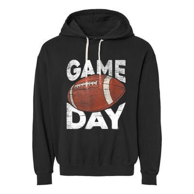 Vintage American Football Game Sports Lover TShirt Garment-Dyed Fleece Hoodie