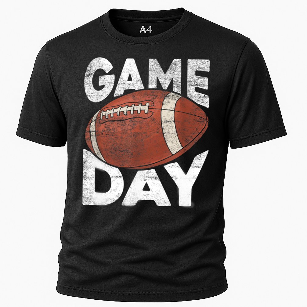 Vintage American Football Game Sports Lover TShirt Cooling Performance Crew T-Shirt