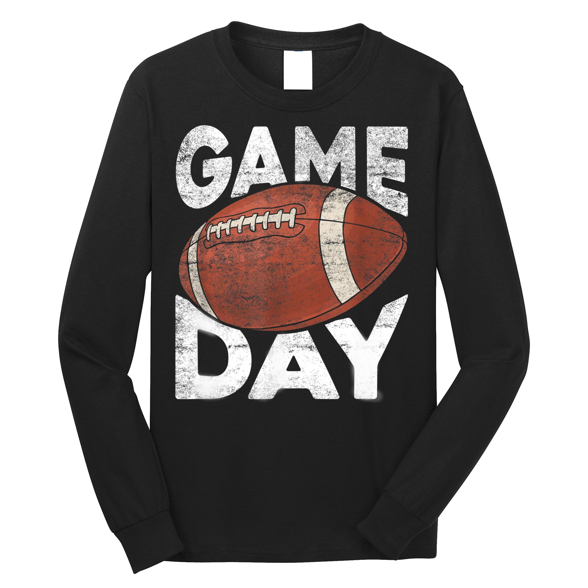 Vintage American Football Game Sports Lover TShirt Long Sleeve Shirt