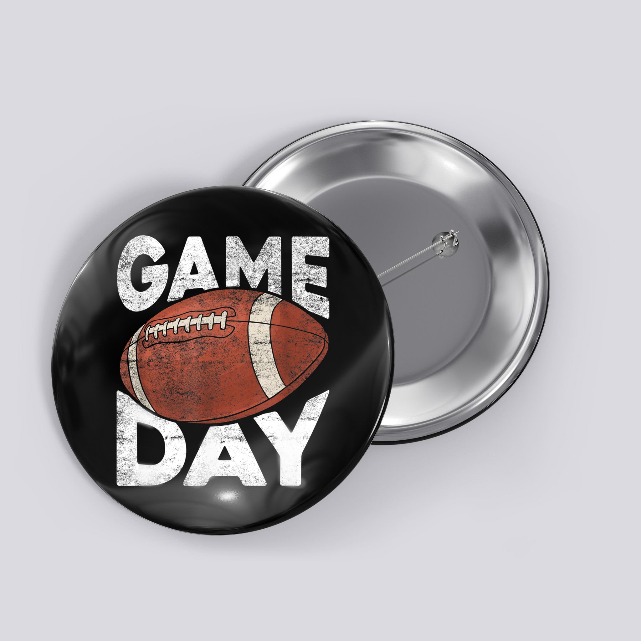 Vintage American Football Game Sports Lover TShirt Button