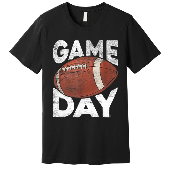 Vintage American Football Game Sports Lover TShirt Premium T-Shirt