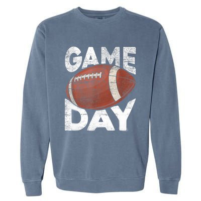 Vintage American Football Game Sports Lover TShirt Garment-Dyed Sweatshirt