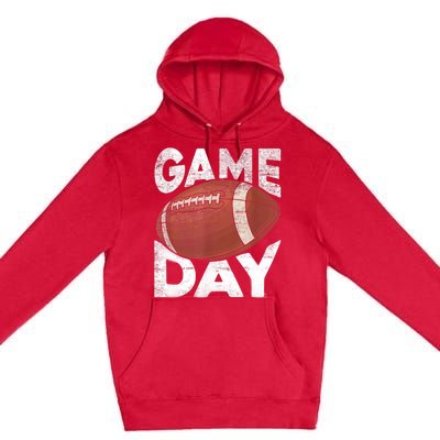 Vintage American Football Game Sports Lover TShirt Premium Pullover Hoodie