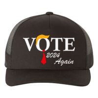 Vote Again Funny Pro President Trump 2024 Trump Yupoong Adult 5-Panel Trucker Hat