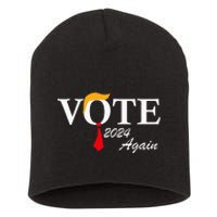 Vote Again Funny Pro President Trump 2024 Trump Short Acrylic Beanie