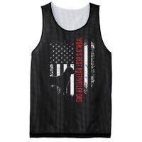 Vintage American Flag World's Best Rottweiler Dad Silhouette Mesh Reversible Basketball Jersey Tank