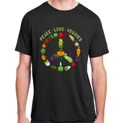 Veggie Art For Women Vegan Food Vegetables Themed Adult ChromaSoft Performance T-Shirt