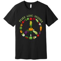 Veggie Art For Women Vegan Food Vegetables Themed Premium T-Shirt