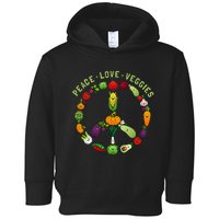 Veggie Art For Women Vegan Food Vegetables Themed Toddler Hoodie