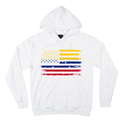 Venezuelan American Flag Venezuelan Roots Funny Hoodie