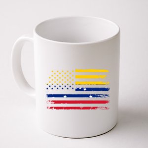 Venezuelan American Flag Venezuelan Roots Funny Coffee Mug