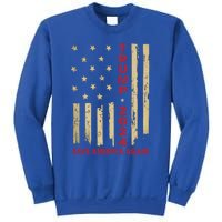 Vintage American Flag Donald Trump 2024 Save America Again Cool Gift Sweatshirt