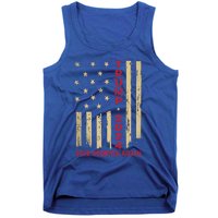 Vintage American Flag Donald Trump 2024 Save America Again Cool Gift Tank Top