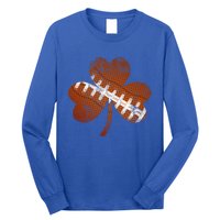 Vintage American Football St Patricks Day Sports Player Cute Gift Long Sleeve Shirt