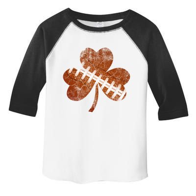 Vintage American Football St Patricks Day Sports Player Cute Gift Toddler Fine Jersey T-Shirt