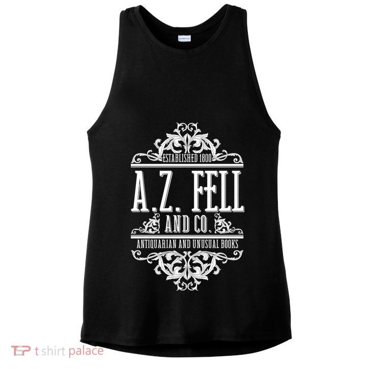 Vintage Az Fell And Co Antiquarian And Unusual Books Ladies PosiCharge Tri-Blend Wicking Tank