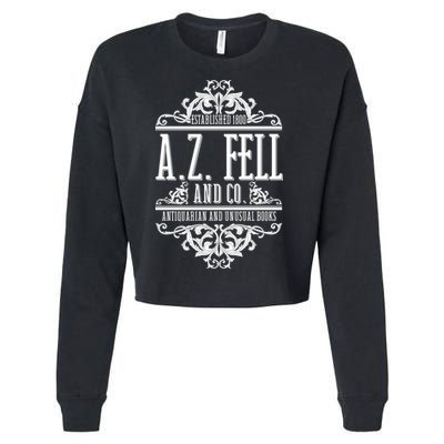 Vintage Az Fell And Co Antiquarian And Unusual Books Cropped Pullover Crew