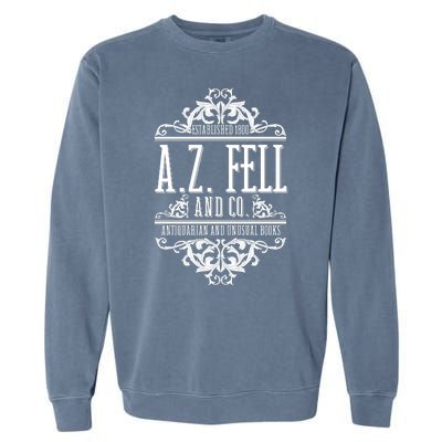 Vintage Az Fell And Co Antiquarian And Unusual Books Garment-Dyed Sweatshirt