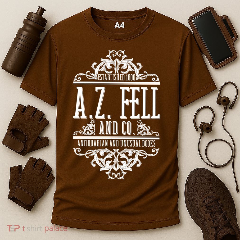 Vintage Az Fell And Co Antiquarian And Unusual Books Performance Shirt