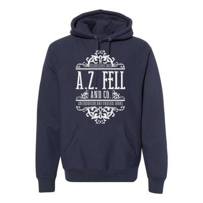 Vintage Az Fell And Co Antiquarian And Unusual Books Premium Hoodie