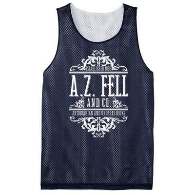 Vintage Az Fell And Co Antiquarian And Unusual Books Mesh Reversible Basketball Jersey Tank