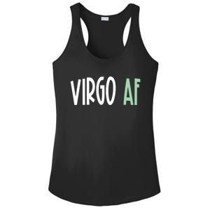 Virgo Af Funny Zodiac Birthday Gift Ladies PosiCharge Competitor Racerback Tank