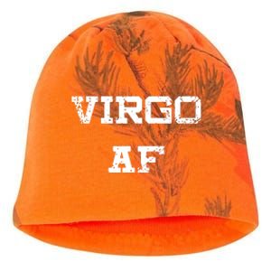 Virgo AF Funny Zodiac Sign Birthday Gift Kati - Camo Knit Beanie