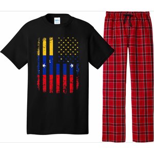 Venezuelan American Flag Venezuelan Roots Venezuela America Pajama Set