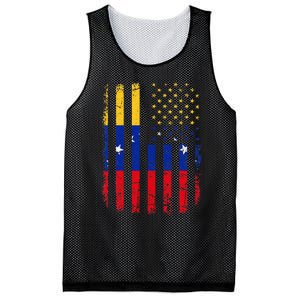 Venezuelan American Flag Venezuelan Roots Venezuela America Mesh Reversible Basketball Jersey Tank