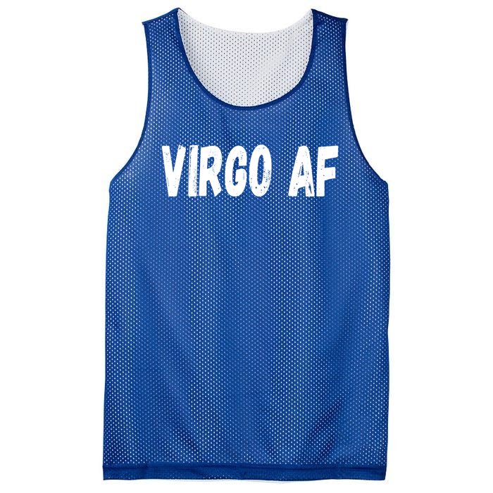 Virgo As Fuck Zodiac Virgo Af Cool Gift Mesh Reversible Basketball Jersey Tank