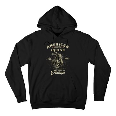 Vintage American For Old Biker Gifts Hoodie