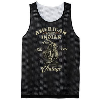 Vintage American For Old Biker Gifts Mesh Reversible Basketball Jersey Tank