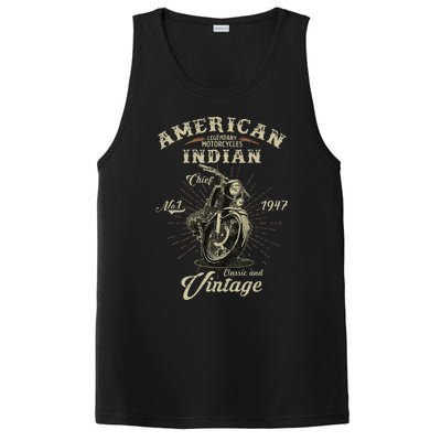 Vintage American For Old Biker Gifts PosiCharge Competitor Tank