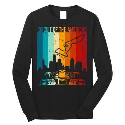 Vintage Austin Formula Racing Track Circuit Fan Race Retro Long Sleeve Shirt