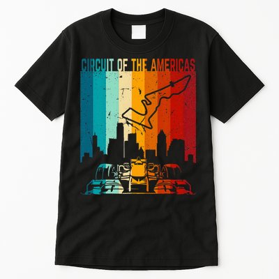 Vintage Austin Formula Racing Track Circuit Fan Race Retro Tall T-Shirt