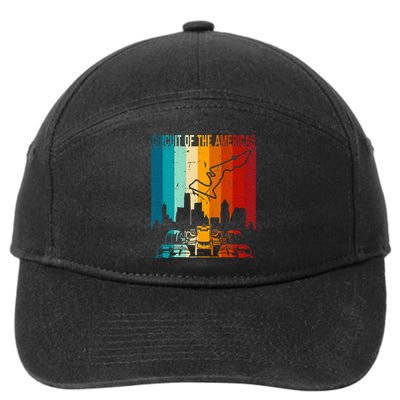 Vintage Austin Formula Racing Track Circuit Fan Race Retro 7-Panel Snapback Hat