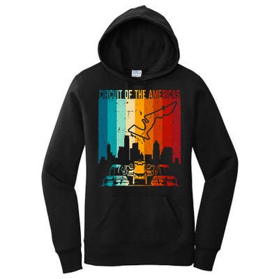 Vintage Austin Formula Racing Track Circuit Fan Race Retro Women's Pullover Hoodie