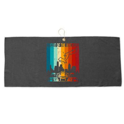 Vintage Austin Formula Racing Track Circuit Fan Race Retro Large Microfiber Waffle Golf Towel