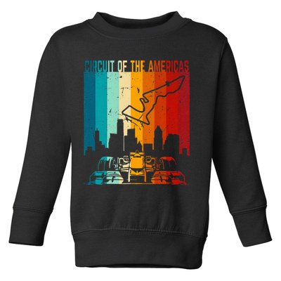 Vintage Austin Formula Racing Track Circuit Fan Race Retro Toddler Sweatshirt