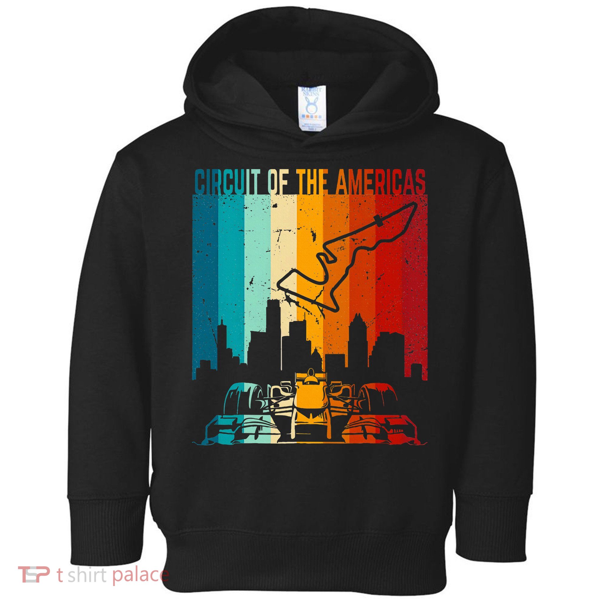 Vintage Austin Formula Racing Track Circuit Fan Race Retro Toddler Hoodie
