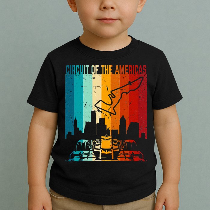 Vintage Austin Formula Racing Track Circuit Fan Race Retro Toddler T-Shirt