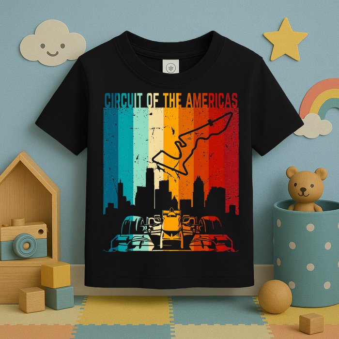 Vintage Austin Formula Racing Track Circuit Fan Race Retro Toddler T-Shirt