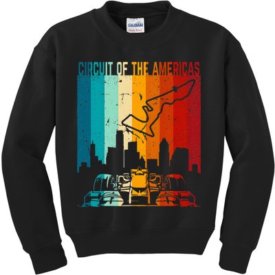 Vintage Austin Formula Racing Track Circuit Fan Race Retro Kids Sweatshirt