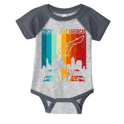 Vintage Austin Formula Racing Track Circuit Fan Race Retro Infant Baby Jersey Bodysuit