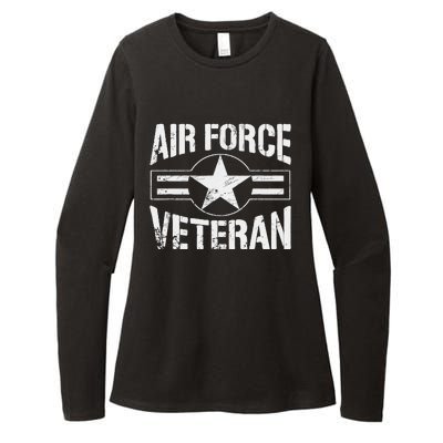 Vintage Air Force Veteran Tee Vintage USAF Veteran Womens CVC Long Sleeve Shirt