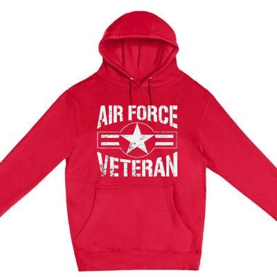 Vintage Air Force Veteran Tee Vintage USAF Veteran Premium Pullover Hoodie