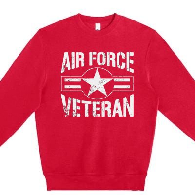 Vintage Air Force Veteran Tee Vintage USAF Veteran Premium Crewneck Sweatshirt